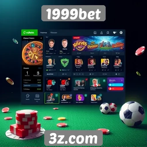 Acessibilidade e interface do usuário no 1999bet